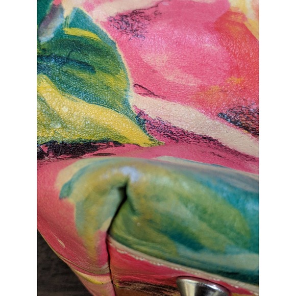Maurizio Taiuti | Bags | Maurizio Taiuti Floralprint Large  Maurizio Taiuti Italian Floral Motif Leather Tote Handbag purse bag